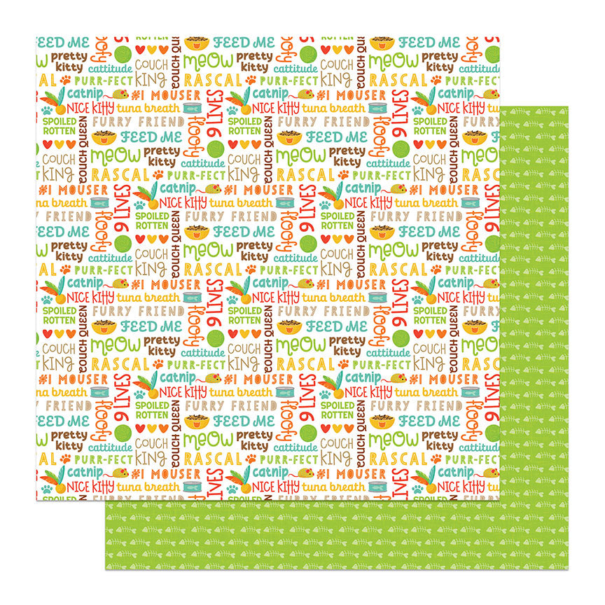 Cat Nip Collection 12 x 12 Double-Sided Scrapbook Collection Kit by Photo Play Paper