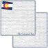 Fifty States Collection Colorado 12 x 12 Double-Sided Scrapbook Paper by SSC Designs