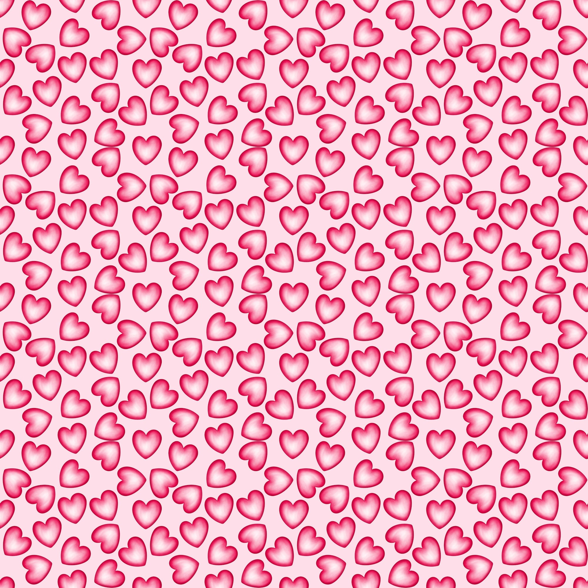 Cupid's Calling Collection Floating Hearts 12 x 12 Double-Sided Scrapbook Paper by SSC Designs