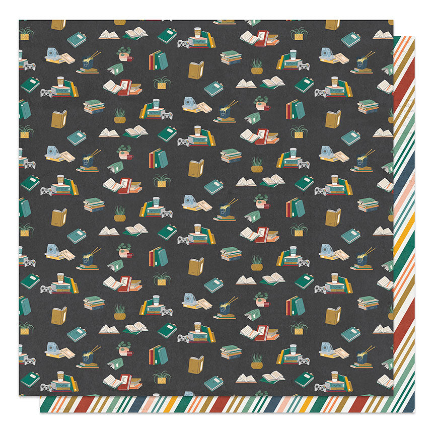 Campus Life Collection Male 12 x 12 Scrapbook Collection Pack by Photo Play Paper