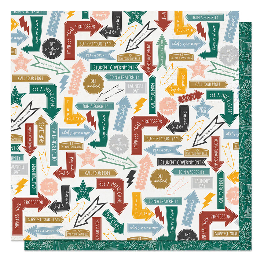Campus Life Collection Male 12 x 12 Scrapbook Collection Pack by Photo Play Paper