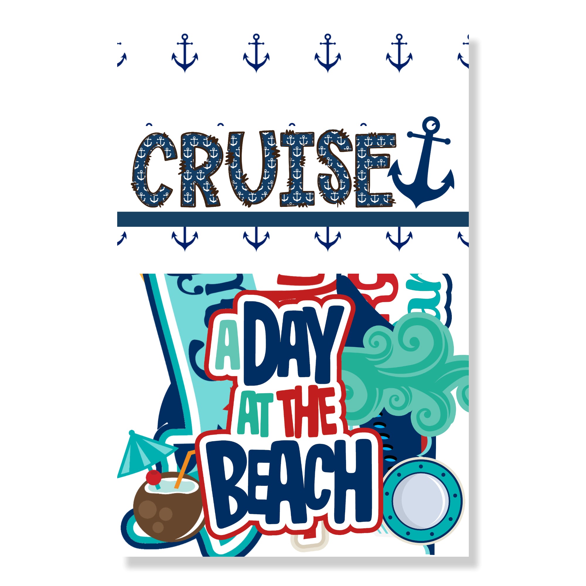 Cruise Collection 2025 Cruise 12 x 12 Scrapbook Collection Kit by SSC Designs