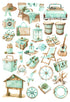 Coastal Shores 12 x 12 Scrapbook Paper & Embellishment Kit by SSC Designs