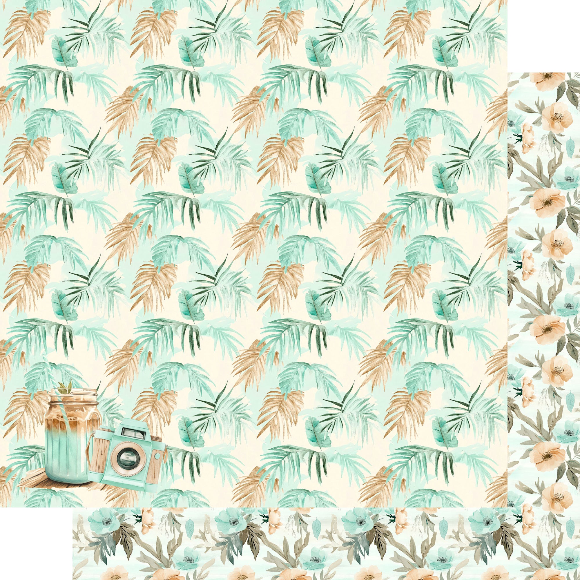 Coastal Shores 12 x 12 Scrapbook Paper & Embellishment Kit by SSC Designs
