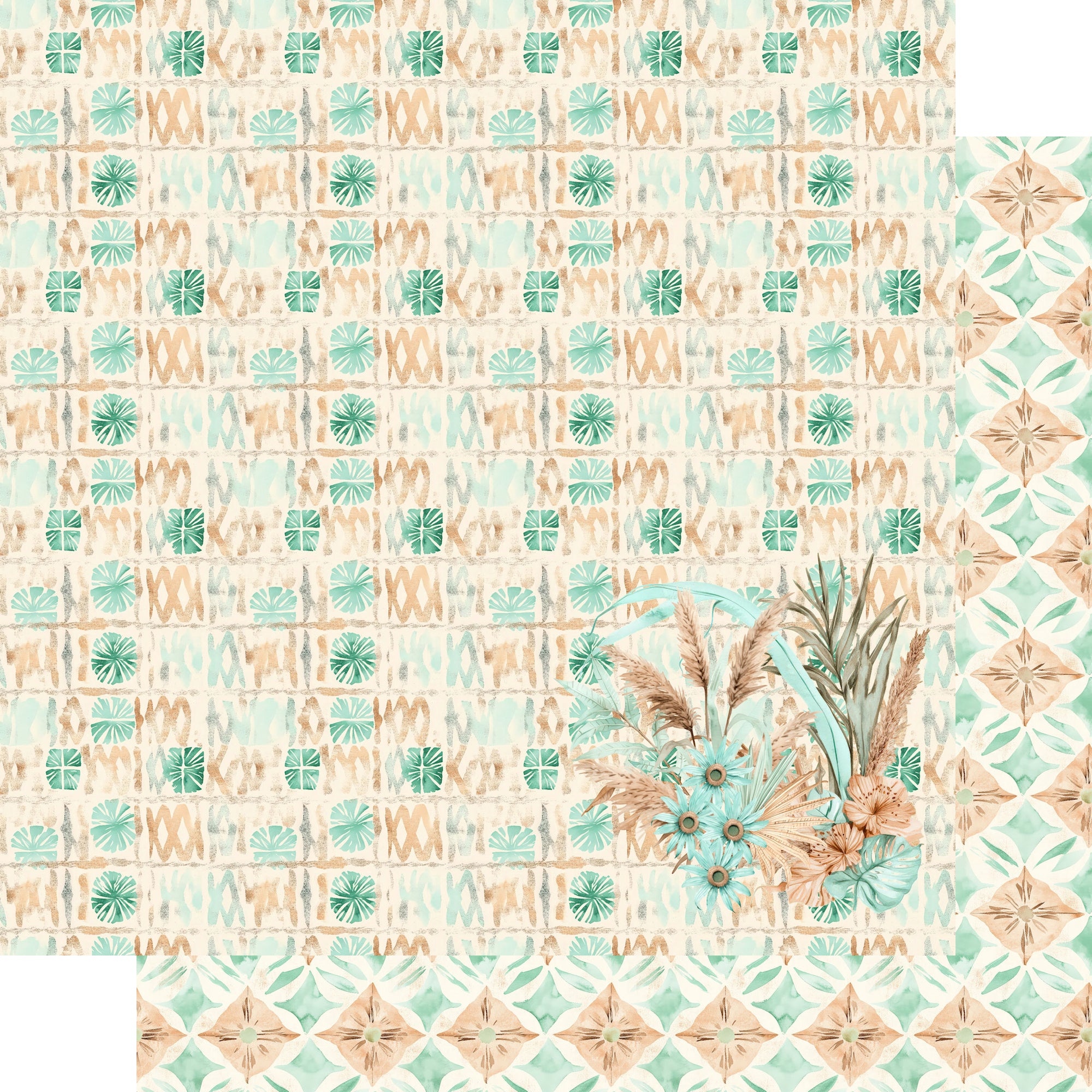 Coastal Shores 12 x 12 Scrapbook Paper & Embellishment Kit by SSC Designs