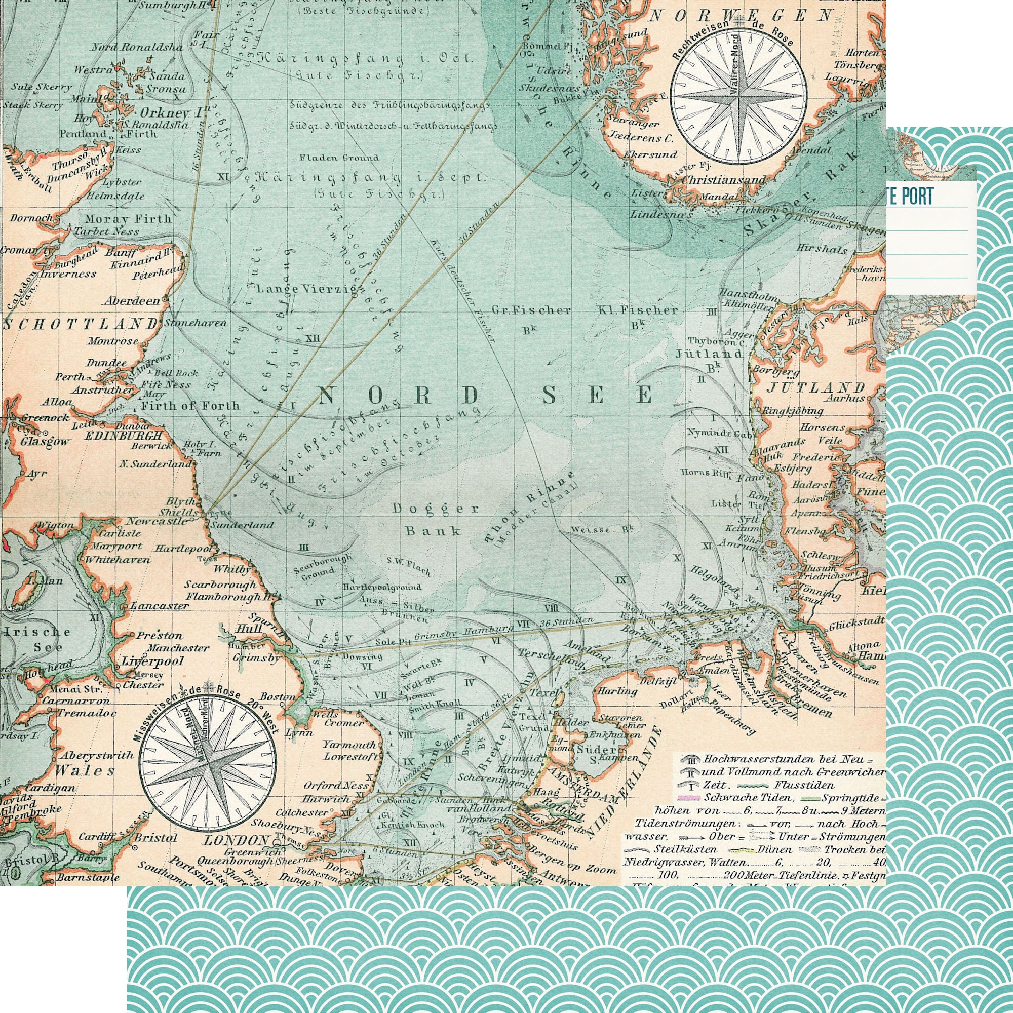 Gone Cruising 12 x 12 Scrapbook Paper & Embellishment Kit by SSC Designs