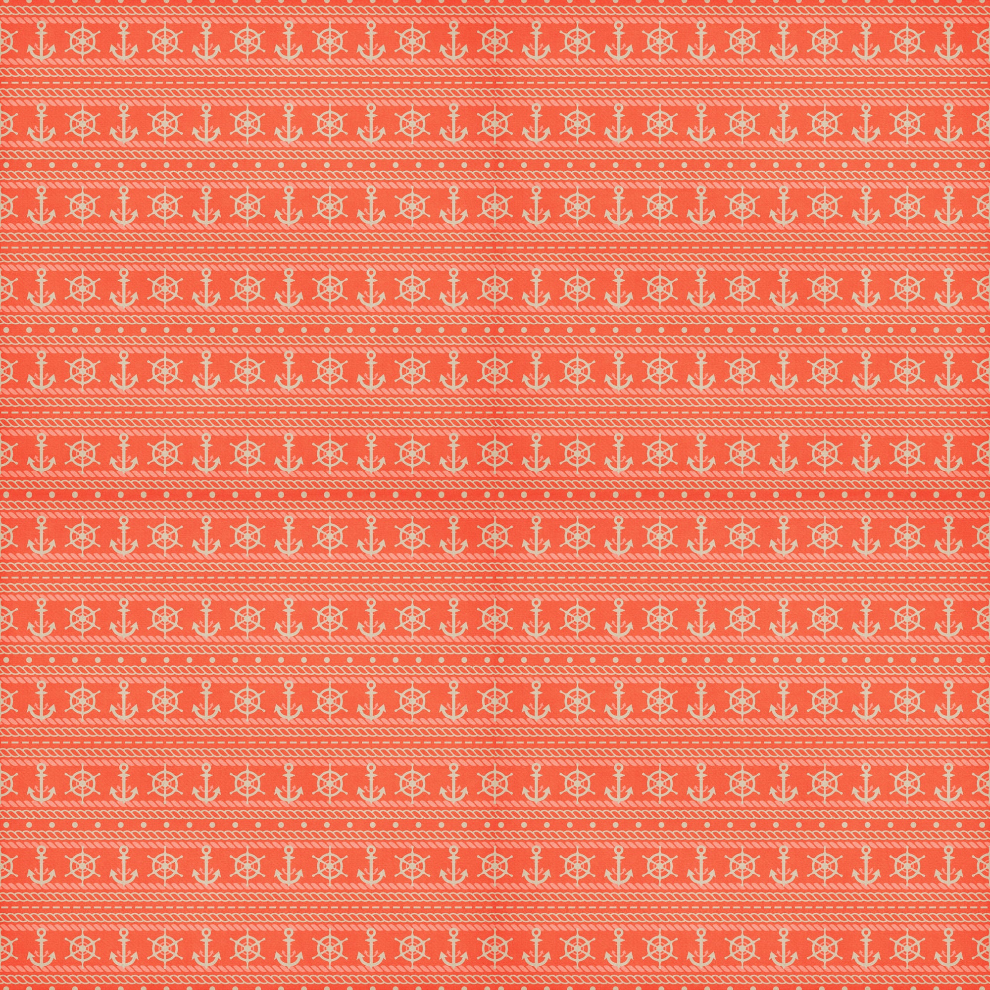 Gone Cruising Collection Shuffleboard Stripes 12 x 12 Double-Sided Scrapbook Paper by SSC Designs
