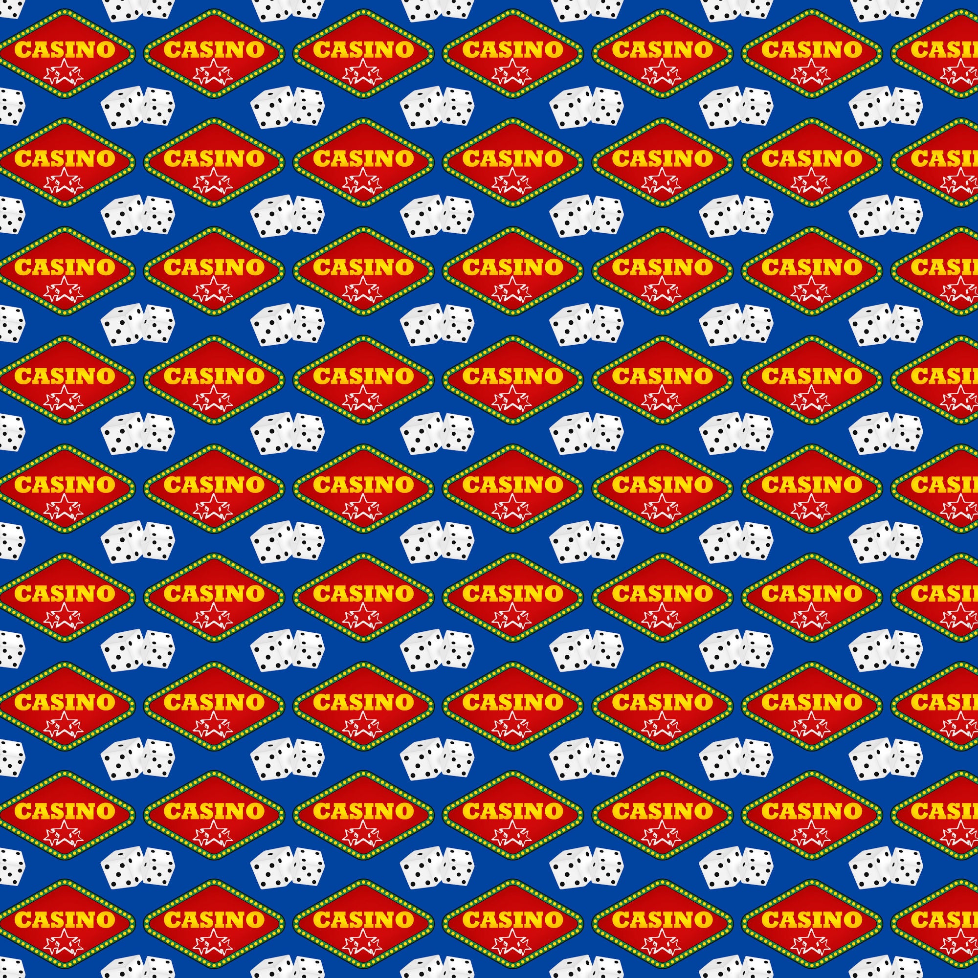 Casino Collection Dice 12 x 12 Double-Sided Scrapbook Paper by SSC Designs