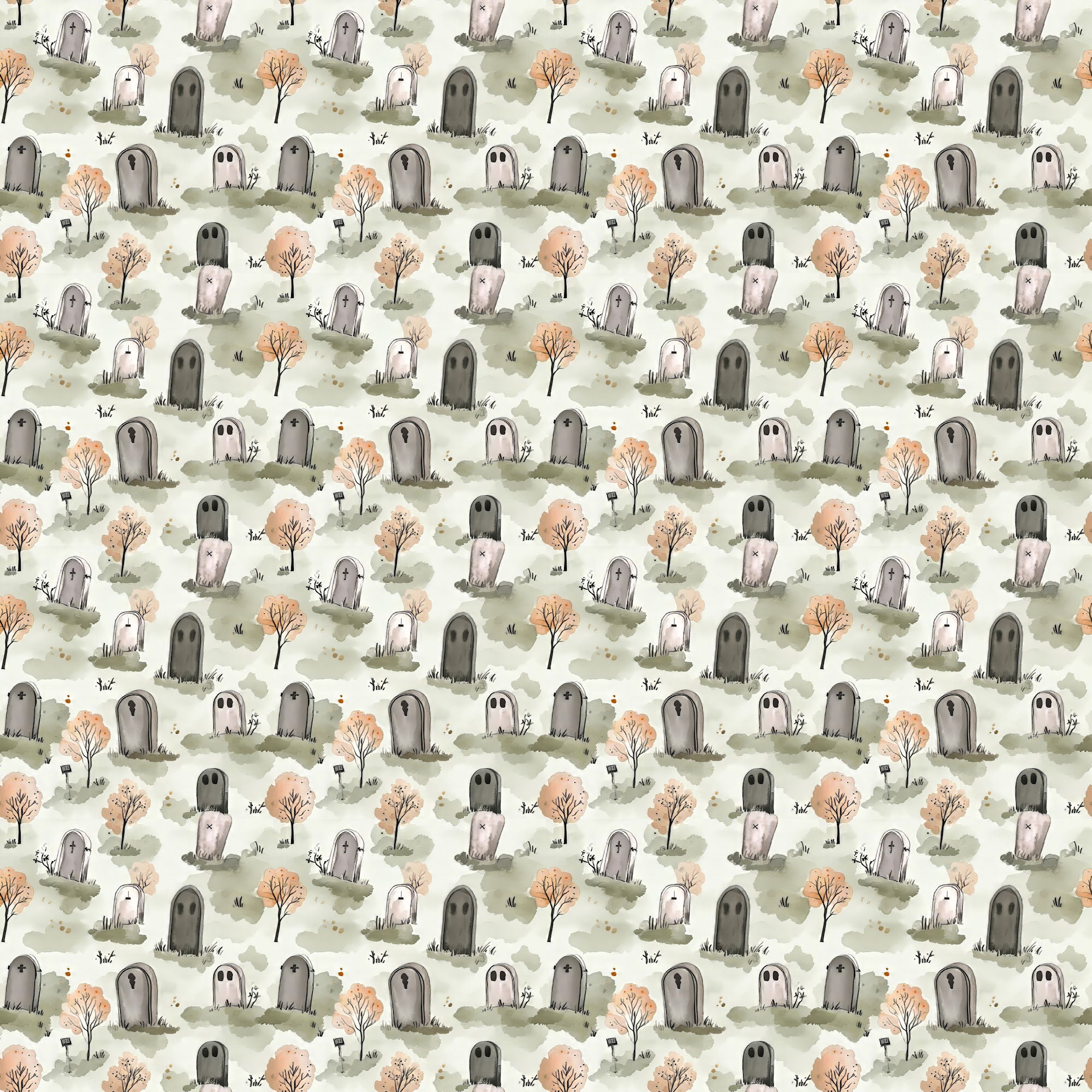 Cute & Spooky Collection Friendly Frights 12 x 12 Double-Sided Scrapbook Paper by SSC Designs