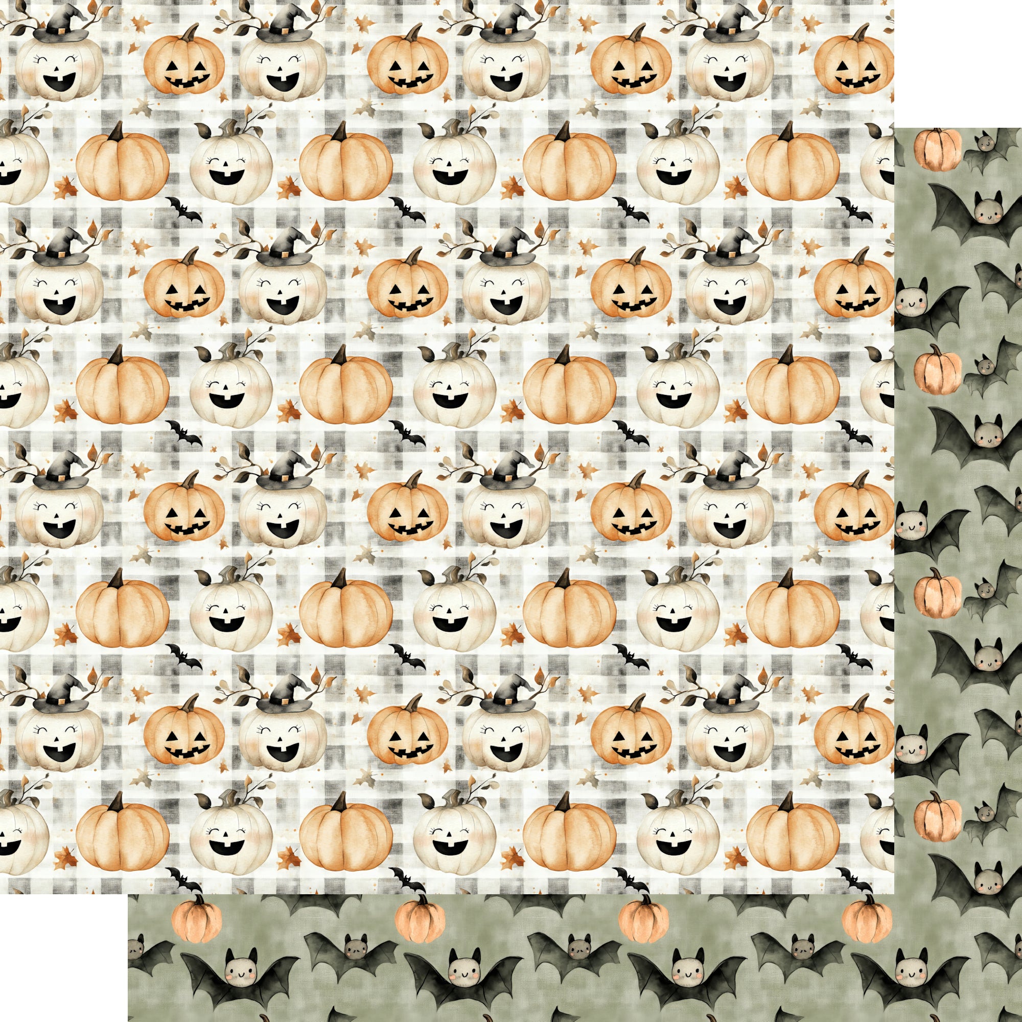Cute & Spooky Collection October Magic 12 x 12 Double-Sided Scrapbook Paper by SSC Designs