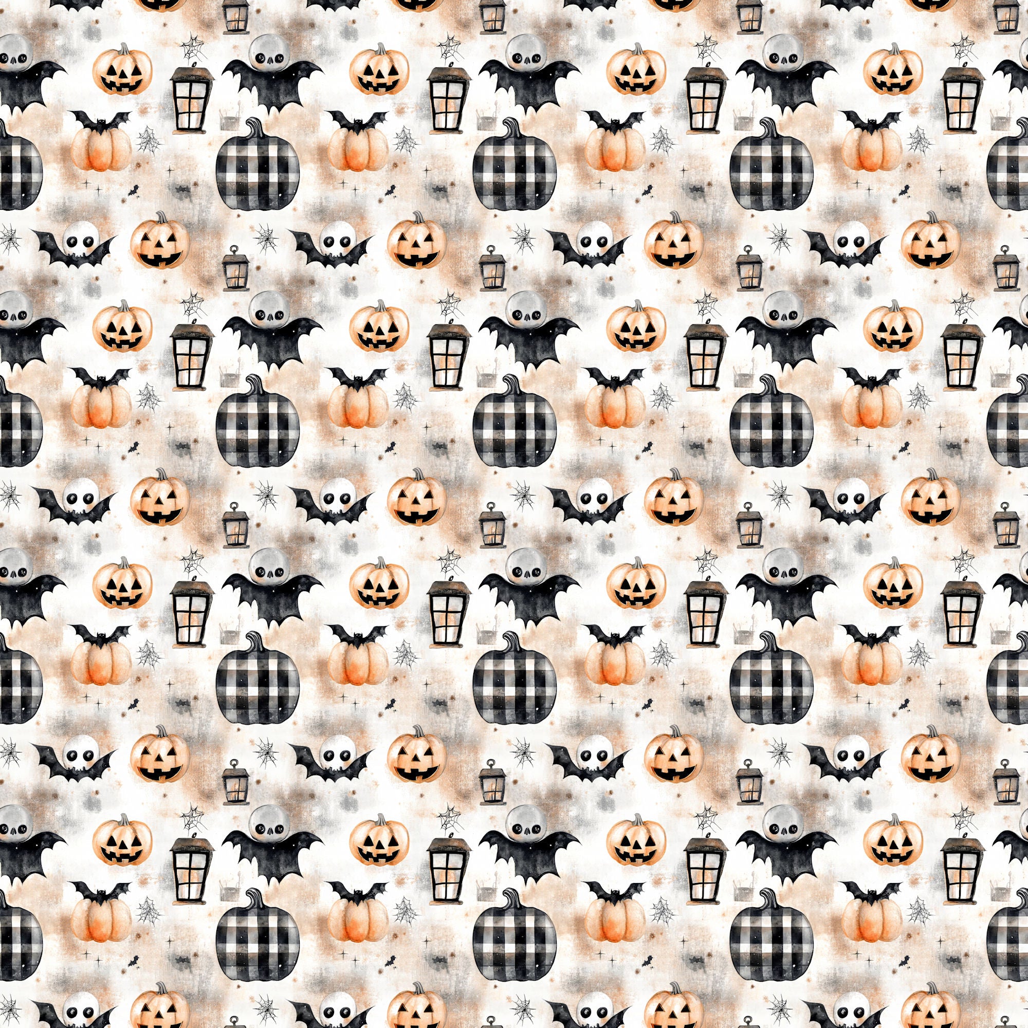 Cute & Spooky Collection Cats & Bats 12 x 12 Double-Sided Scrapbook Paper by SSC Designs