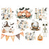 Cute & Spooky Collection 8 x 8 Cardstock Sticker Sheet by SSC Designs