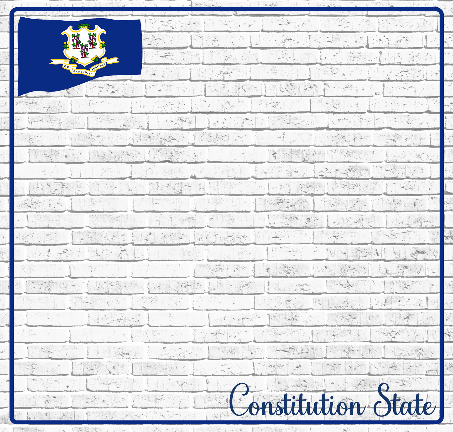 Fifty States Collection Connecticut 12 x 12 Double-Sided Scrapbook Paper by SSC Designs