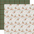 Christmas Time Collection Oh Deer 12 x 12 Double-Sided Scrapbook Paper by Echo Park Paper