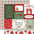 Christmas Time Collection Multi Journaling Cards 12 x 12 Double-Sided Scrapbook Paper by Echo Park Paper