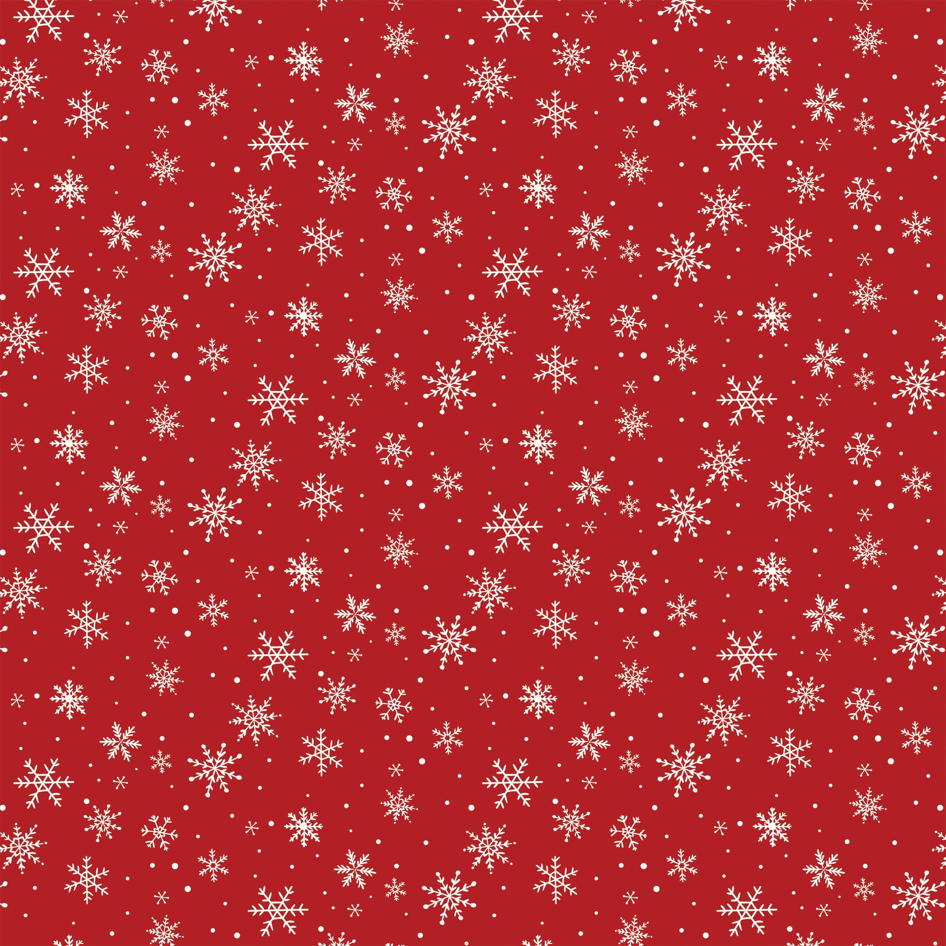 Christmas Time Collection Snowflakes Falling 12 x 12 Double-Sided Scrapbook Paper by Echo Park Paper