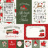 Christmas Time Collection 4x6 Journaling Cards 12 x 12 Double-Sided Scrapbook Paper by Echo Park Paper