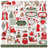 Christmas Time Collection 12 x 12 Scrapbook Sticker Sheet by Echo Park Paper