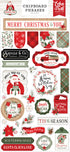 Christmas Time Collection 6 x 12 Scrapbook Chipboard Phrases by Echo Park Paper