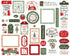 Christmas Time Collection Scrapbook Frames & Tags by Echo Park