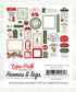 Christmas Time Collection Scrapbook Frames & Tags by Echo Park