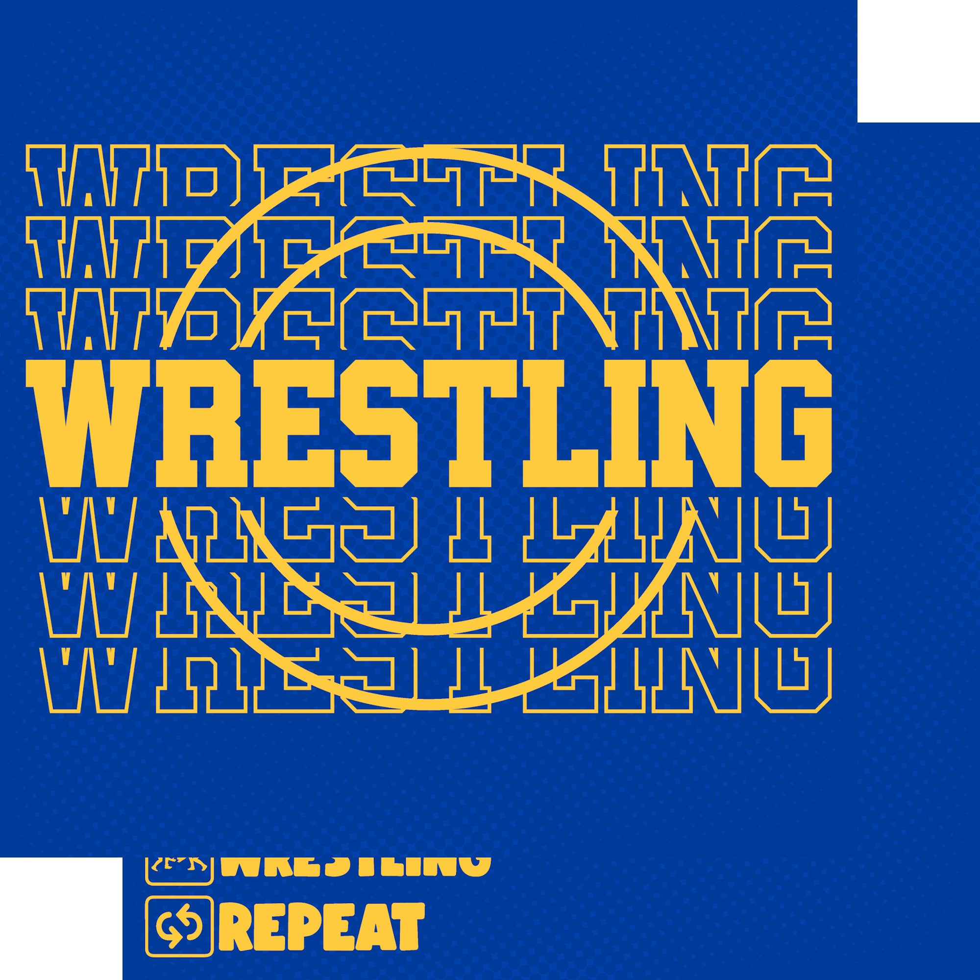 Female Wrestling Custom Eat, Sleep, Wrestling, Repeat 12 x 12 Double-Sided Scrapbook Paper by SSC Designs