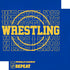 Female Wrestling Custom Eat, Sleep, Wrestling, Repeat 12 x 12 Double-Sided Scrapbook Paper by SSC Designs