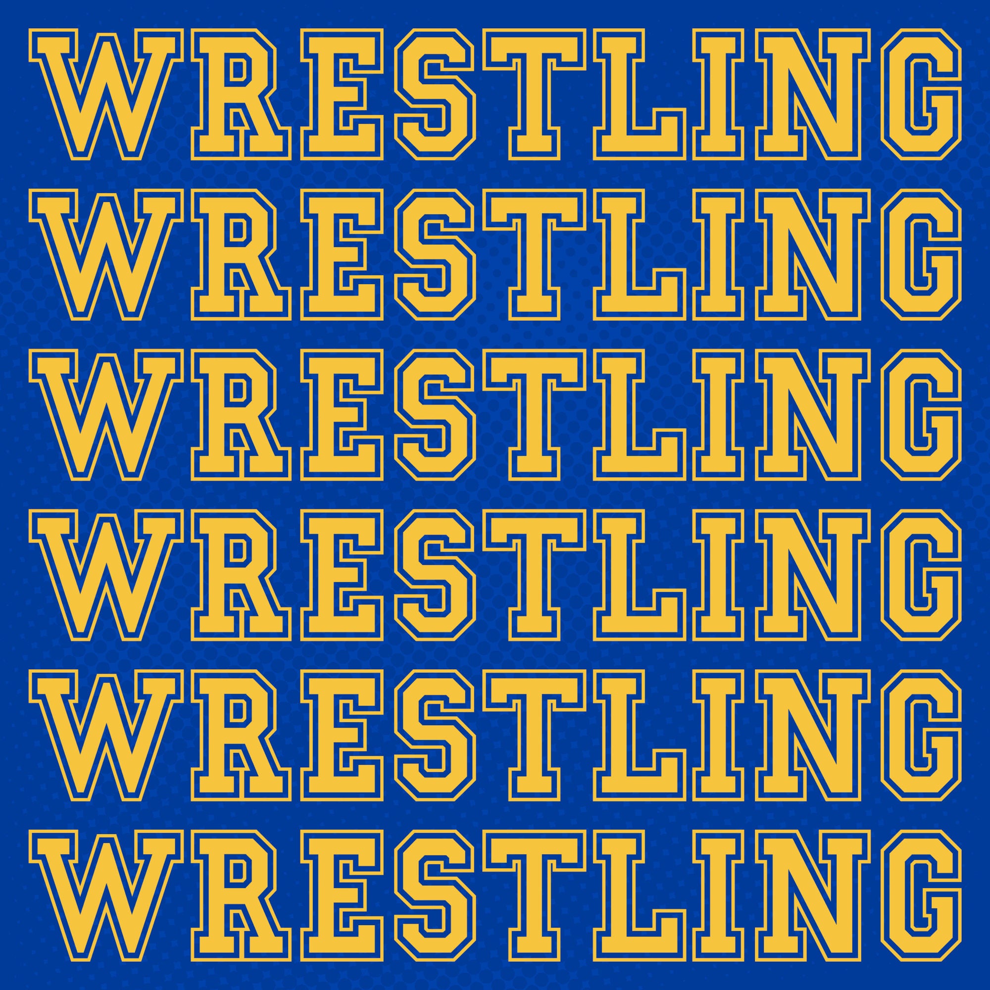 Female Wrestling Custom Wrestling Love 12 x 12 Double-Sided Scrapbook Paper by SSC Designs