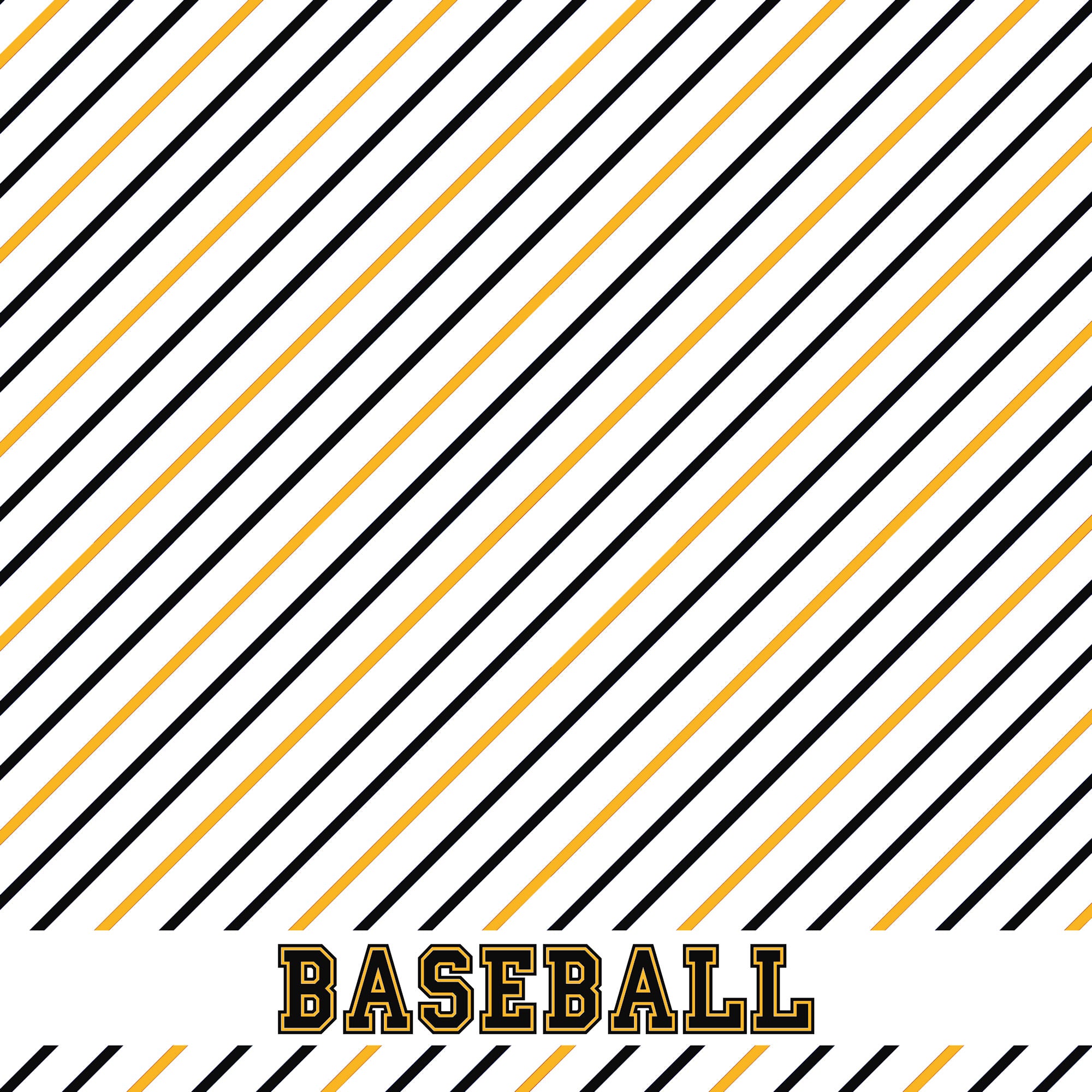 Eastside Warriors Baseball 12 x 12 Double-Sided Scrapbook Paper by SSC Designs