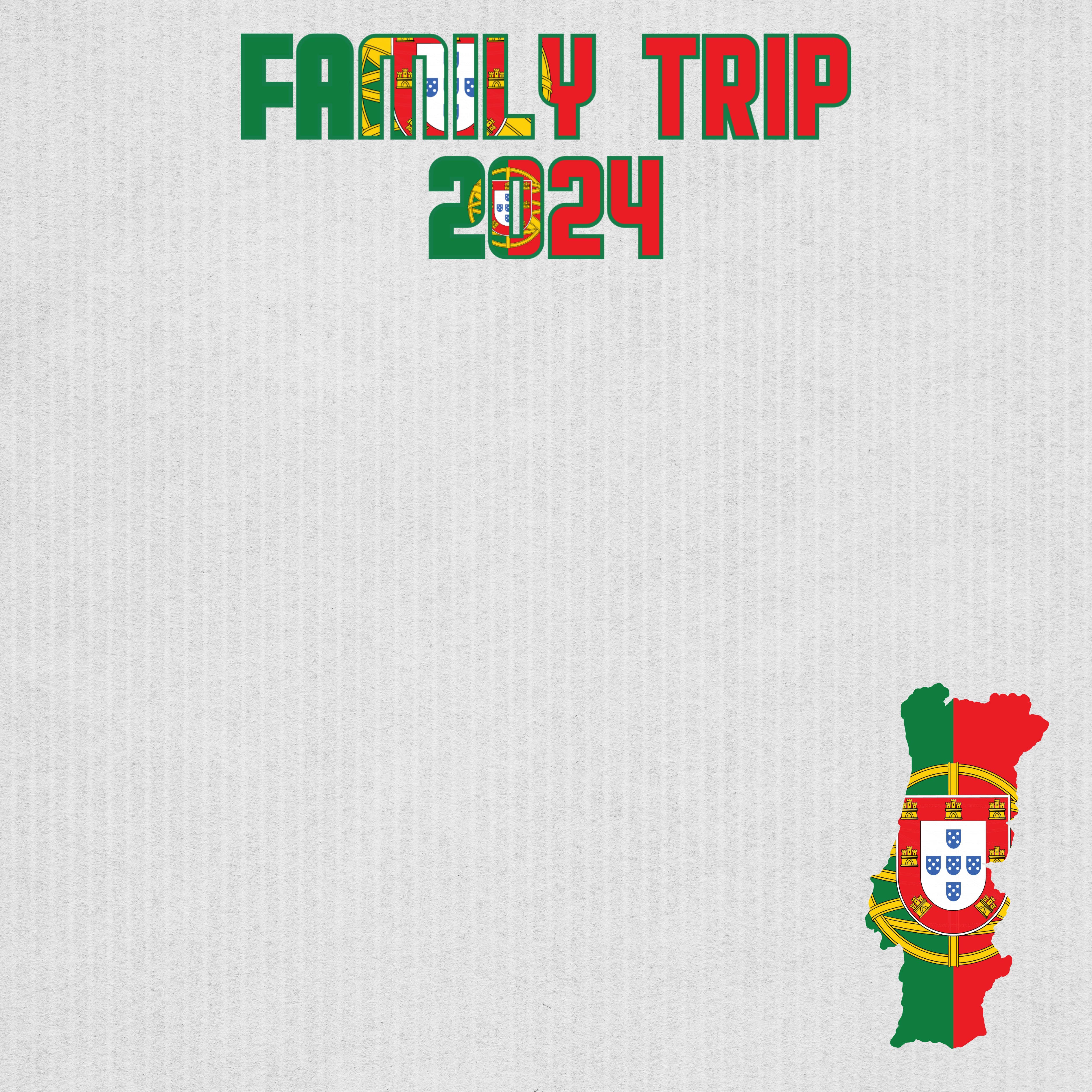 Custom Request for Portugal Family Vacation 12 x 12 Double-Sided Scrapbook Paper by SSC Designs