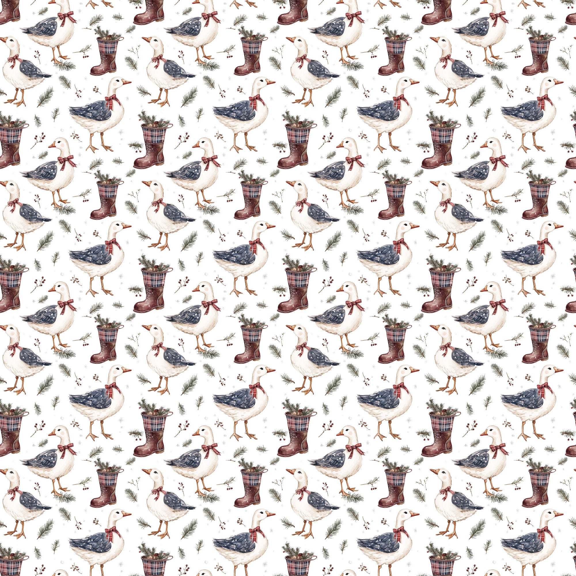 Country Winter Collection Woodland Winter 12 x 12 Double-Sided Scrapbook Paper by SSC Designs