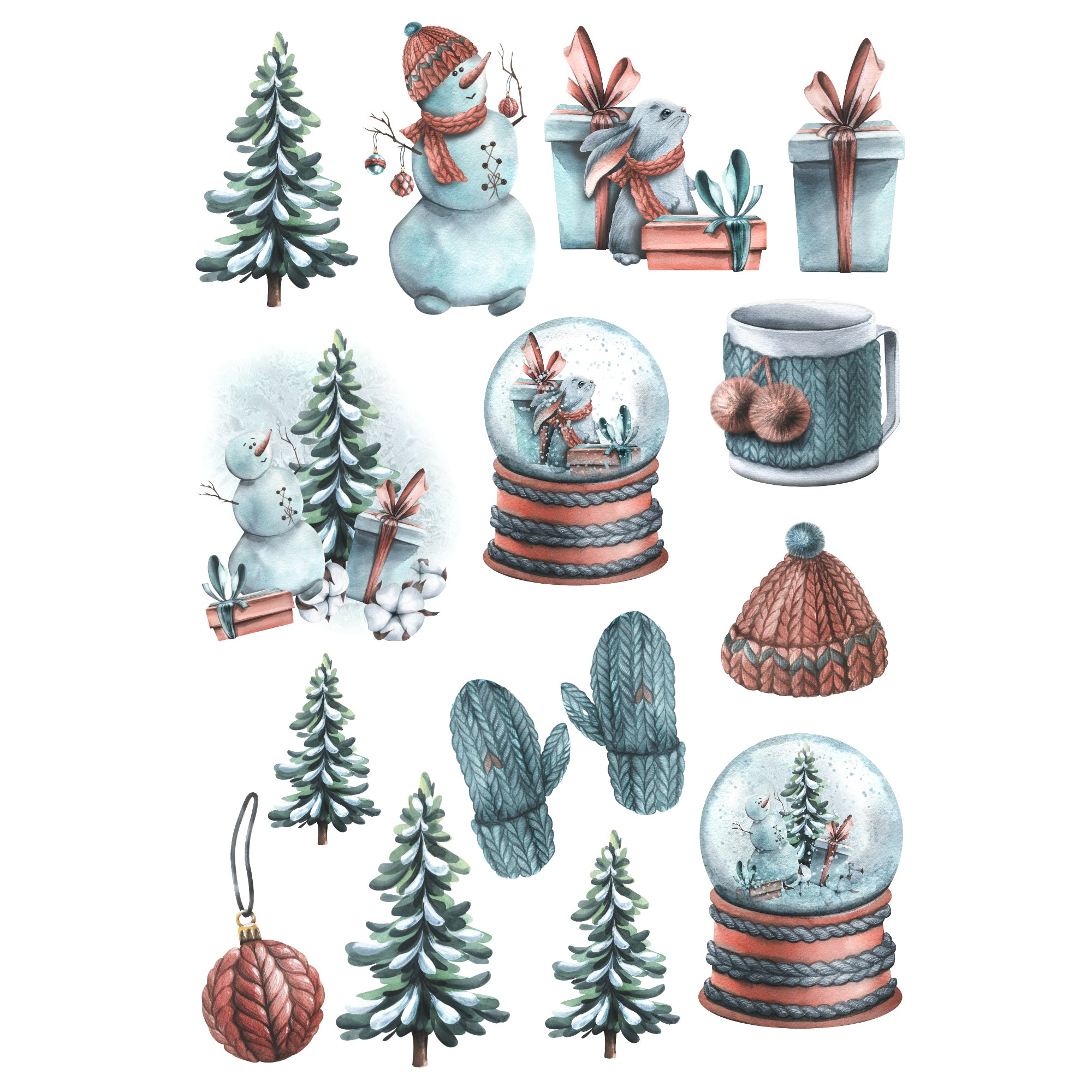Cozy Winter Collection Laser Cut Scrapbook Ephemera Embellishments by SSC Designs