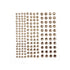 Basically Bling Collection 3, 4 & 5 mm Champagne Gem Scrapbook Embellishments by SSC Designs - 172 Pieces