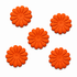 Petal Party Collection Orange 1.75" Daisy Flowers - Pkg. of 15