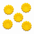Petal Party Collection Yellow 1.75" Daisy Flowers - Pkg. of 15