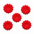 Petal Party Collection Real Red 1.75" Daisy Flowers - Pkg. of 15
