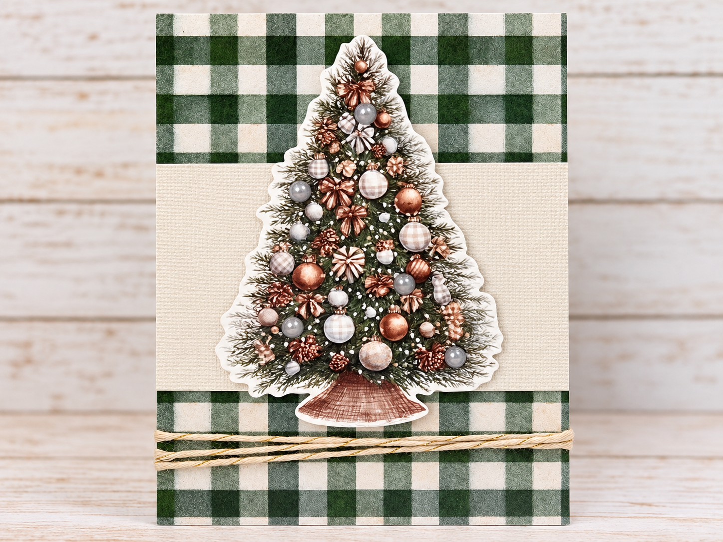 Cardmaker's Collection Evergreen Christmas 4.25 x 5.5 Pre-Cut Card Fronts by SSC Designs - 24 Pack