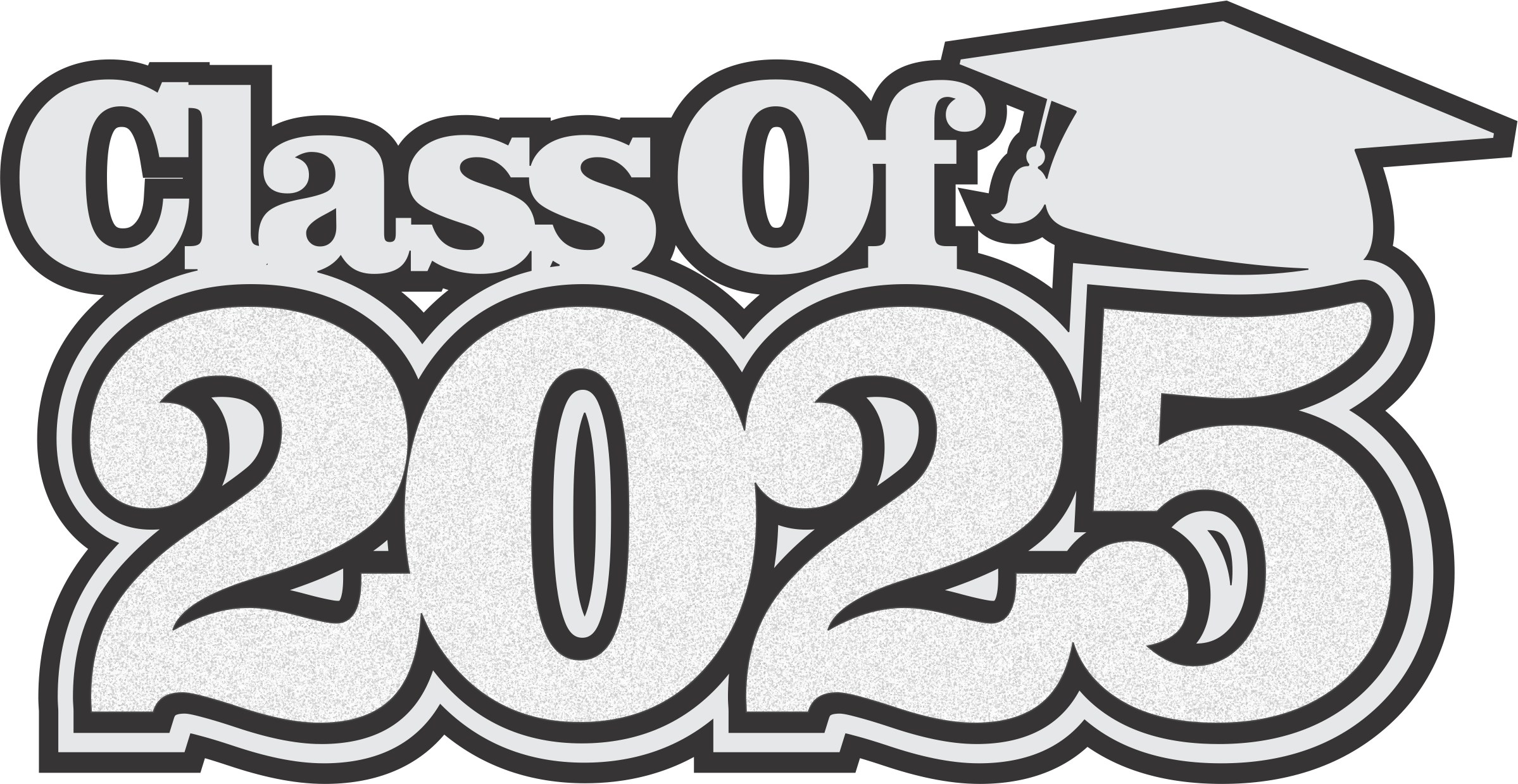 Class of 2025 8 x 4.25 *CUSTOM COLOR* Scrapbook Laser Cut Embellishment by SSC Laser Designs