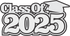 Class of 2025 8 x 4.25 *CUSTOM COLOR* Scrapbook Laser Cut Embellishment by SSC Laser Designs