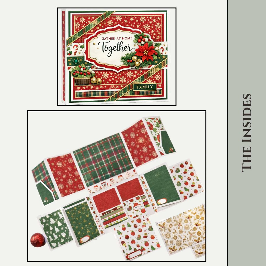 Easy Albums Collection Lap Book Folio Scrapbook Kit by CrafTreat - Ivory