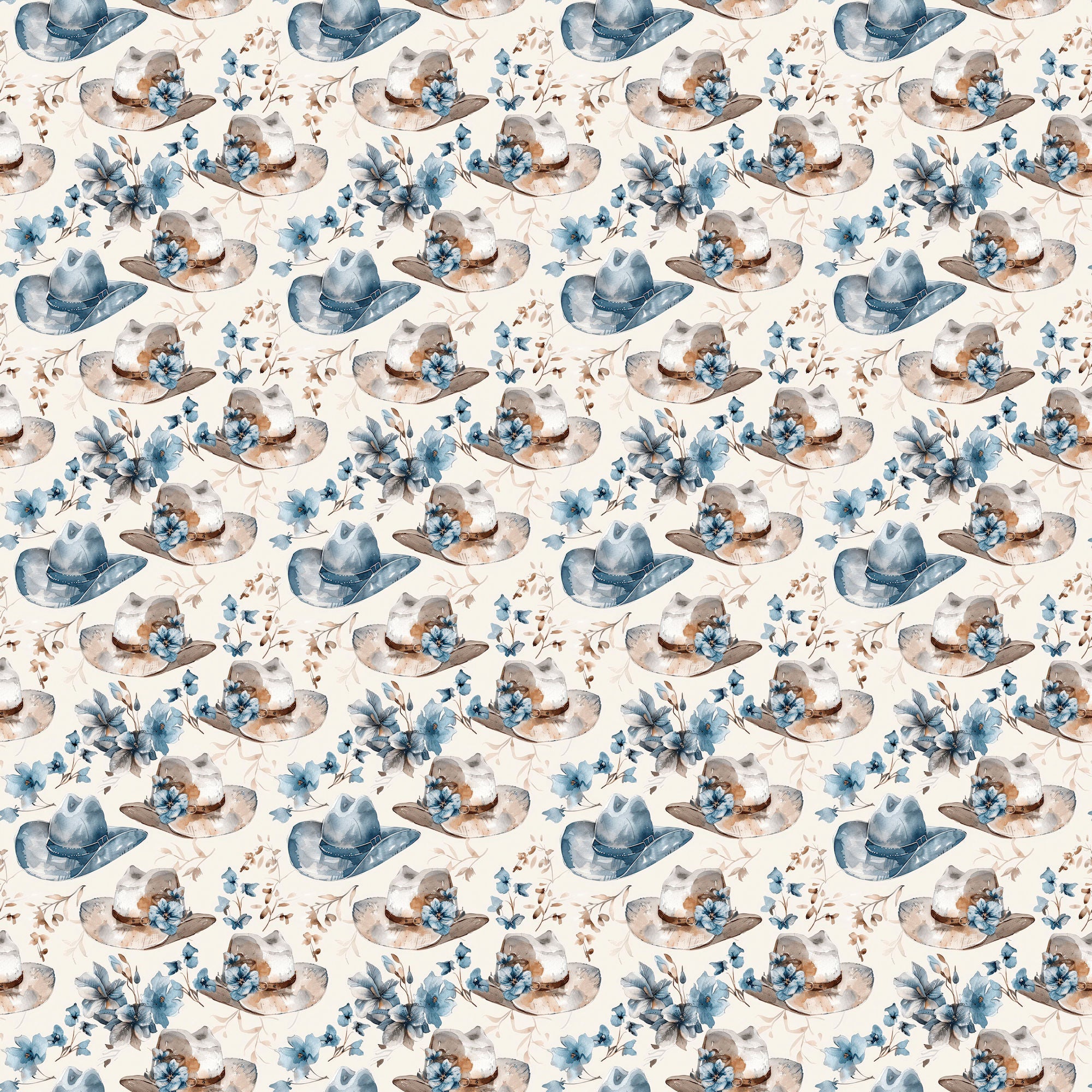 Dusty Blue Desert Collection Wander Out West 12 x 12 Double-Sided Scrapbook Paper by SSC Designs