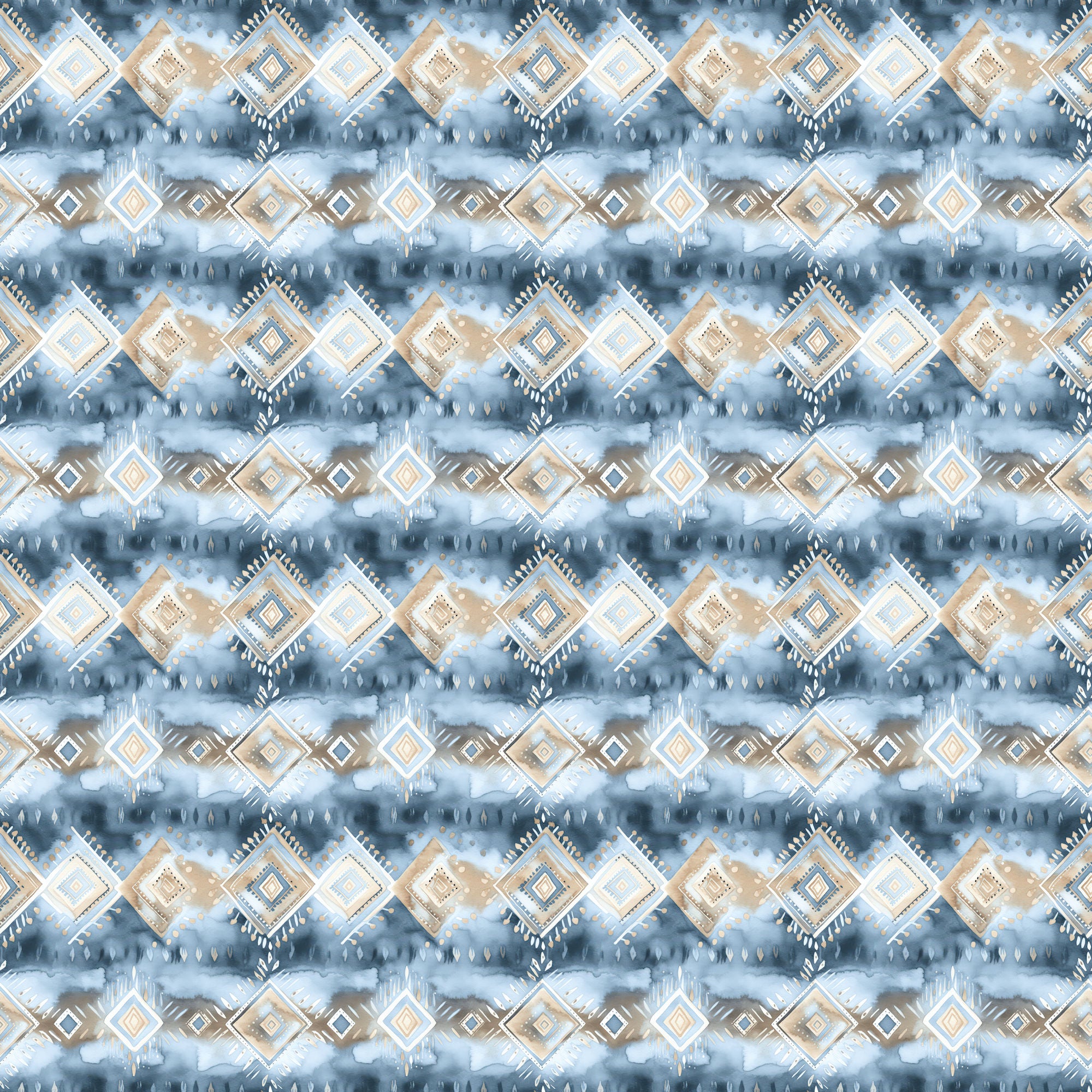 Dusty Blue Desert Collection Dust & Sky 12 x 12 Double-Sided Scrapbook Paper by SSC Designs