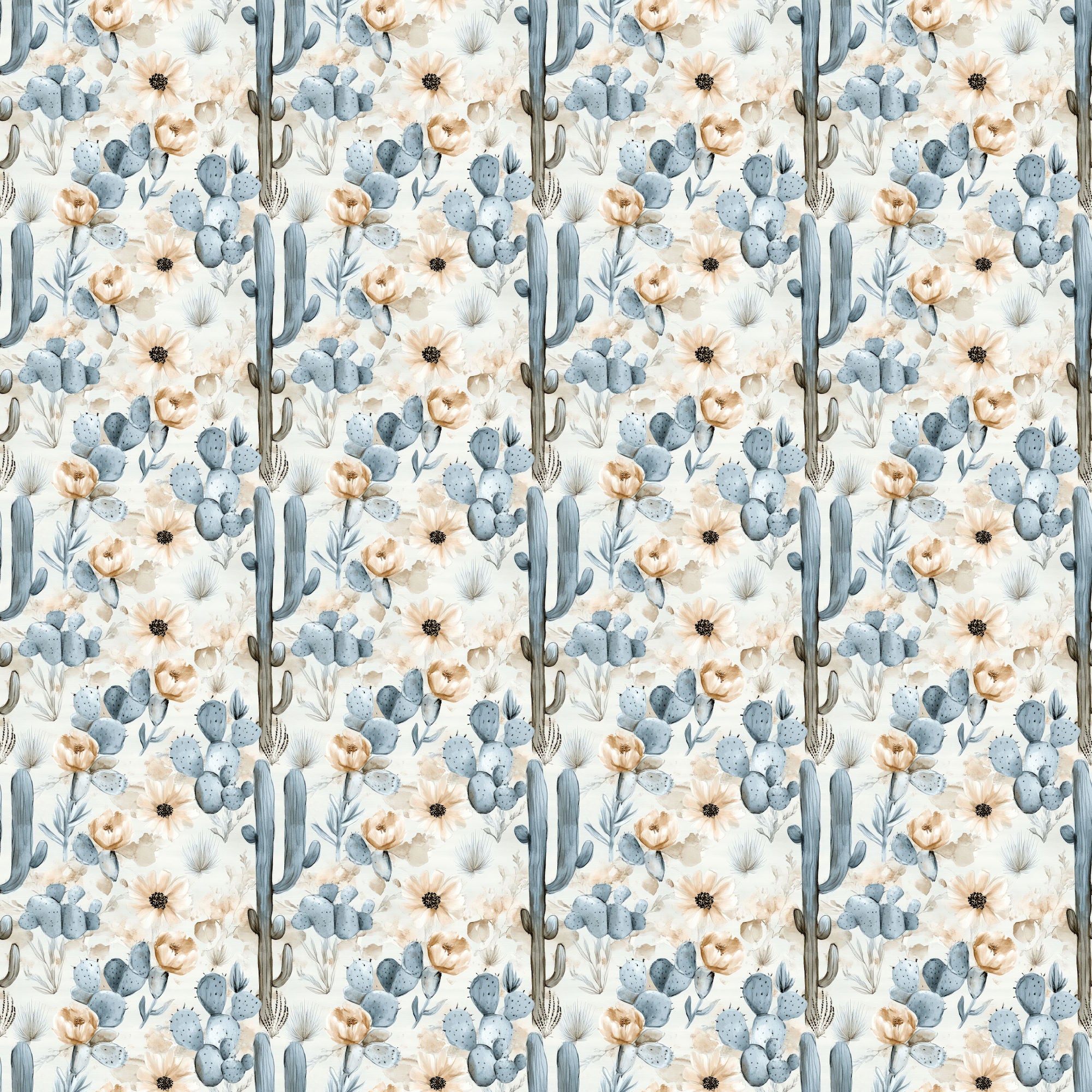 Dusty Blue Desert Collection Dust & Sky 12 x 12 Double-Sided Scrapbook Paper by SSC Designs
