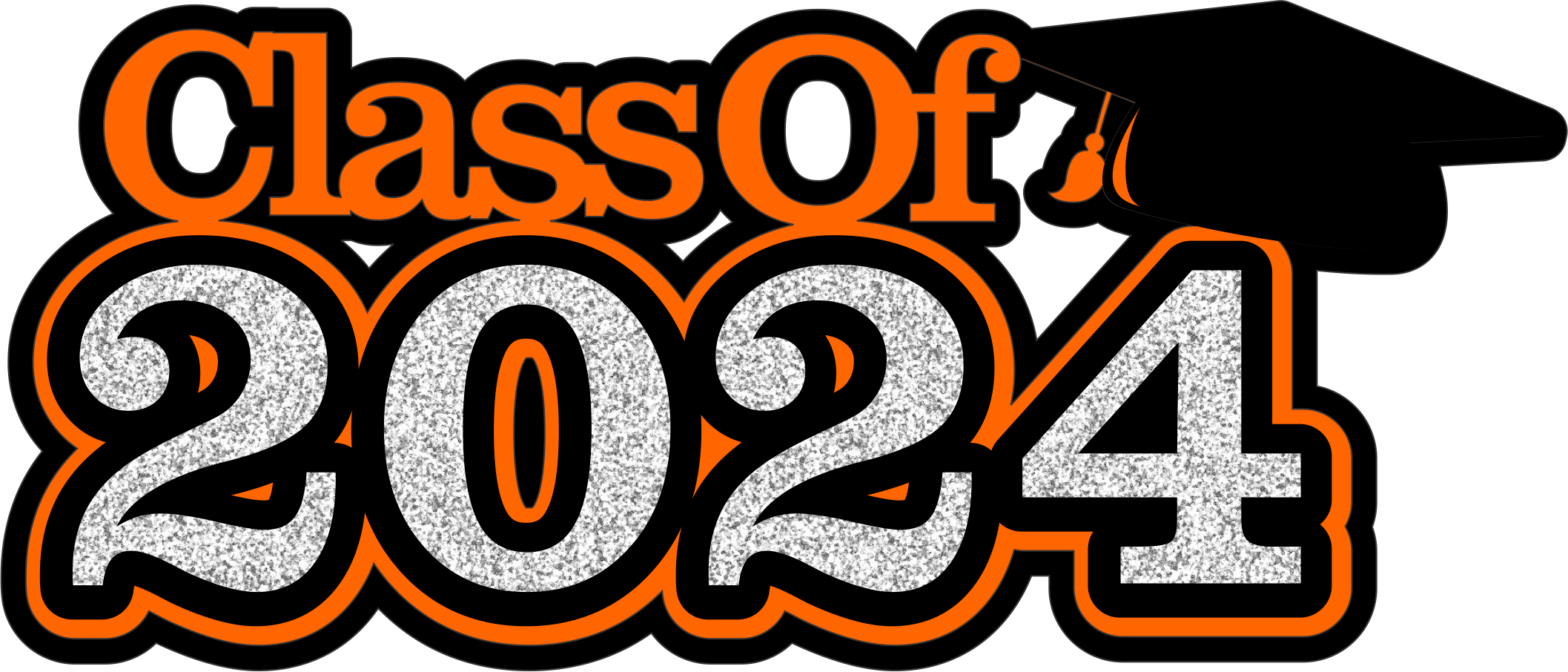 Class of  *Year* Custom Color Graduation Scrapbook Laser Cut by SSC Designs