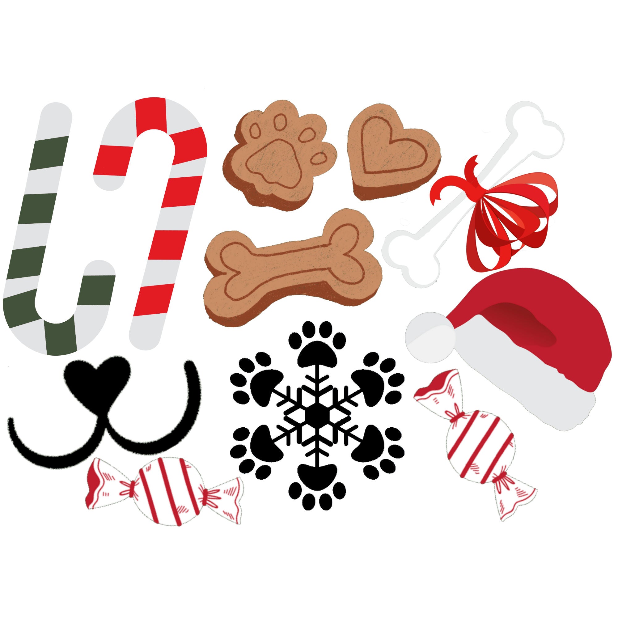 Merry Woofmas 12 x 12 Scrapbook Paper & Embellishment Kit by SSC Designs