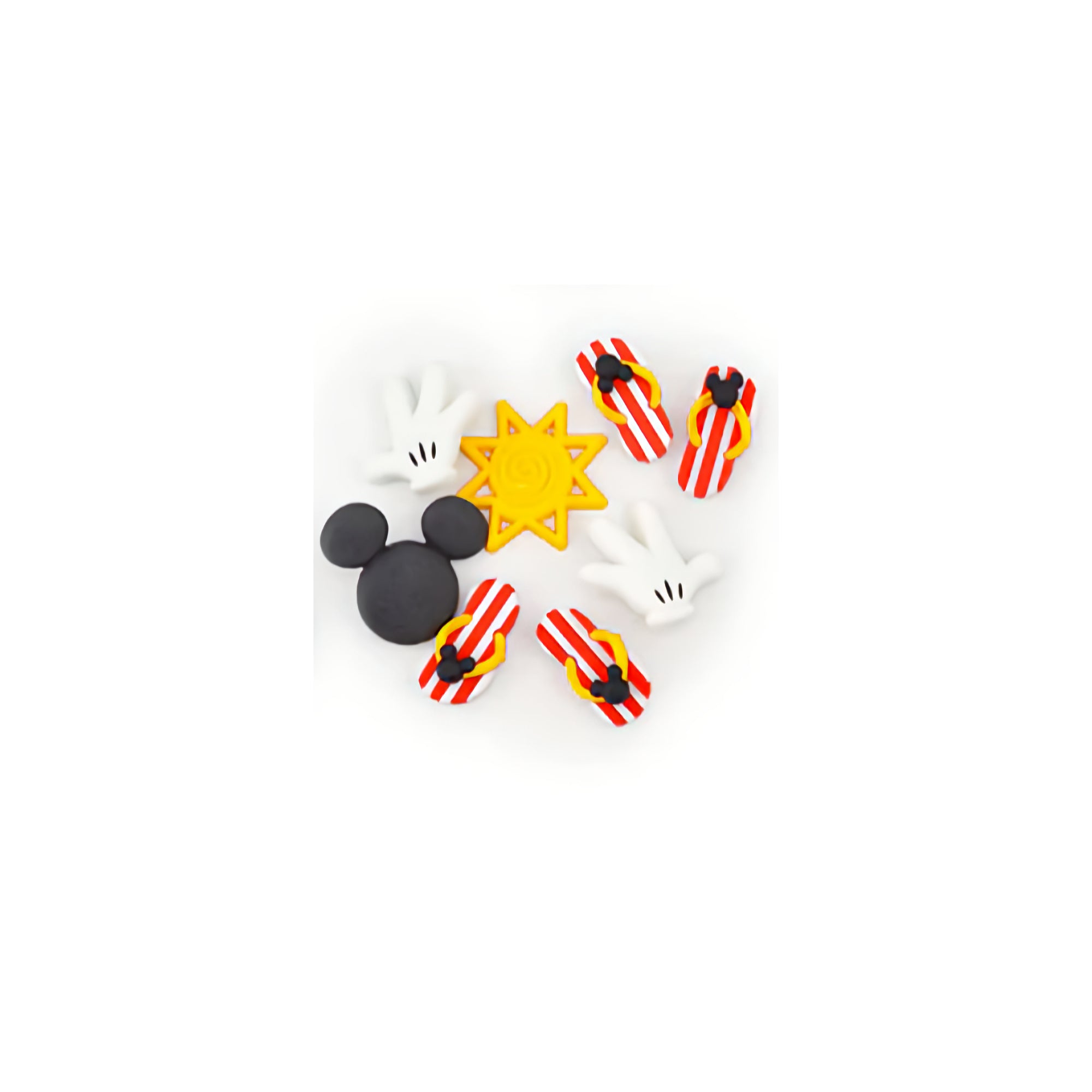 Disney Dress It Up Collection Mickey Mouse Vacation Parts Scrapbook Buttons by Jesse James Buttons