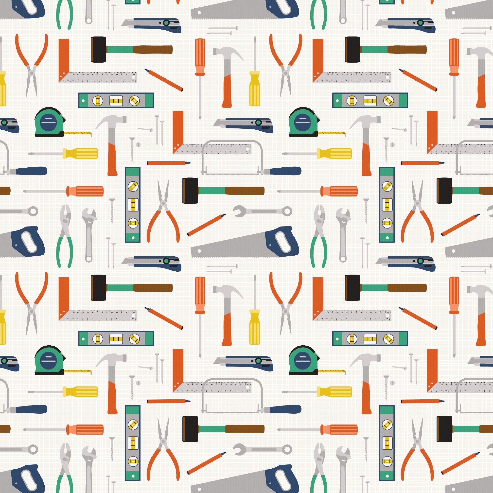 Home Improvement Collection Toolbox Trends 12 x 12 Double-Sided Scrapbook Paper by SSC Designs