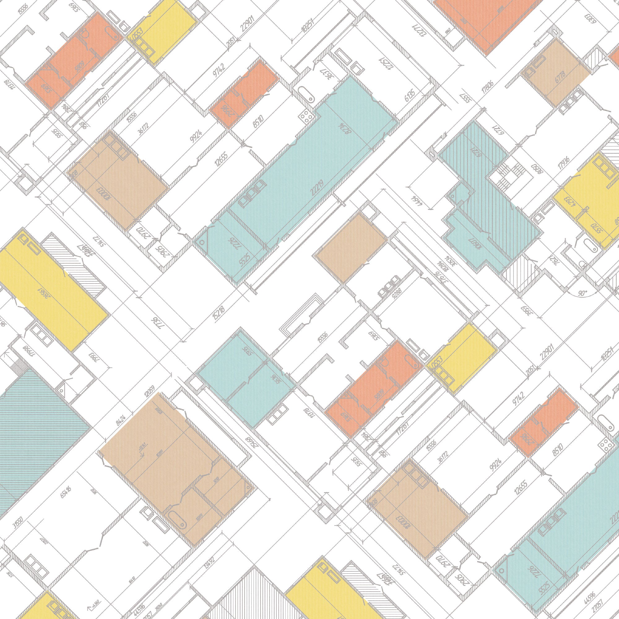 Home Improvement Collection Modern Makeover 12 x 12 Double-Sided Scrapbook Paper by SSC Designs