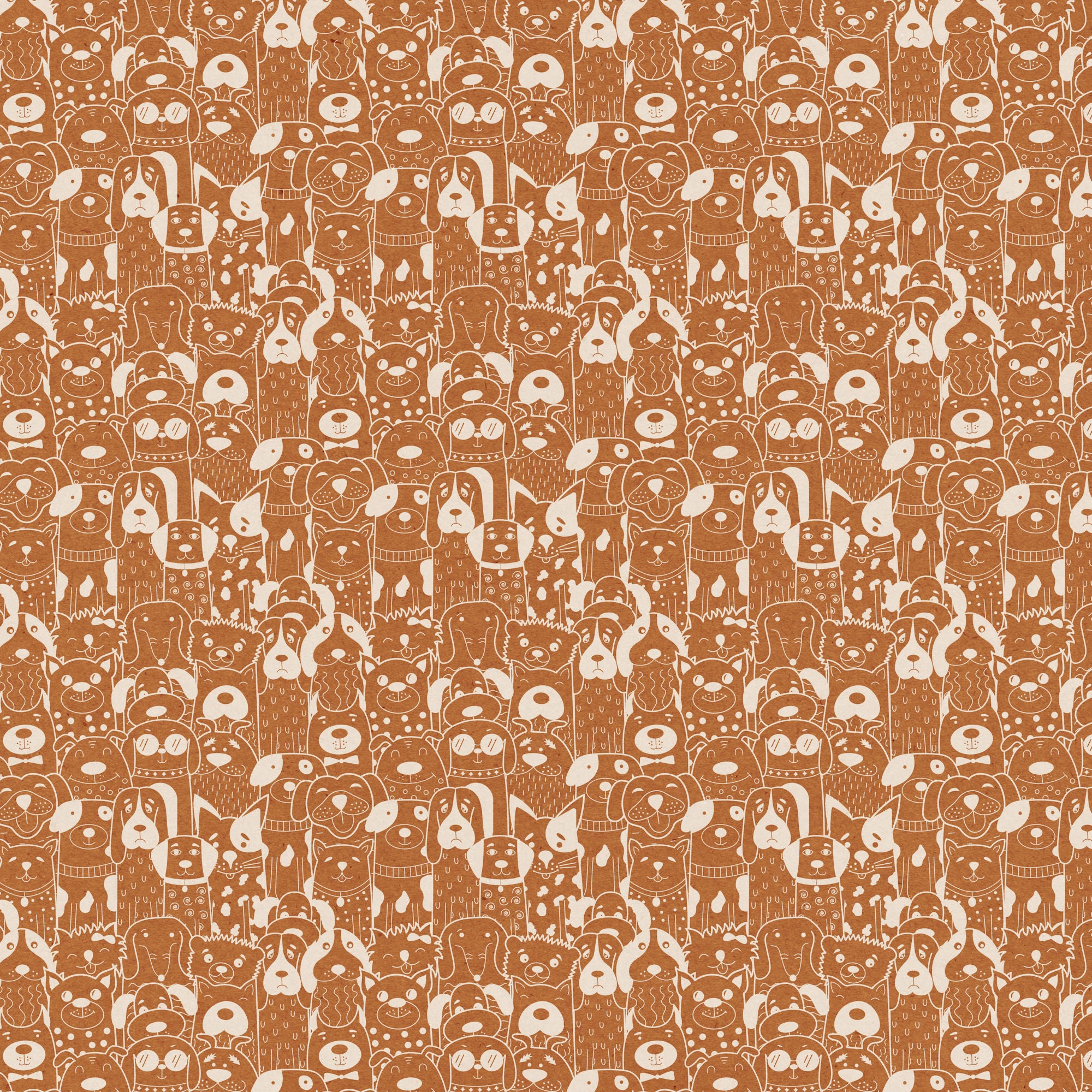 Dog Lover Collection Collars & Bones 12 x 12 Double-Sided Scrapbook Paper by SSC Designs