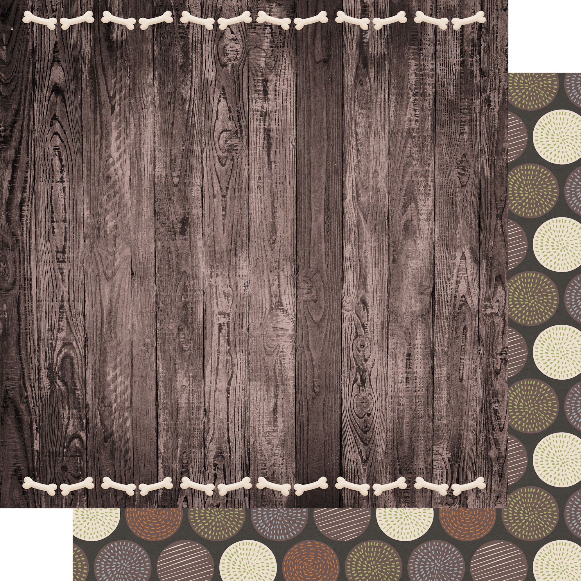 Dog Lover Collection Sit, Stay, Smile 12 x 12 Double-Sided Scrapbook Paper by SSC Designs